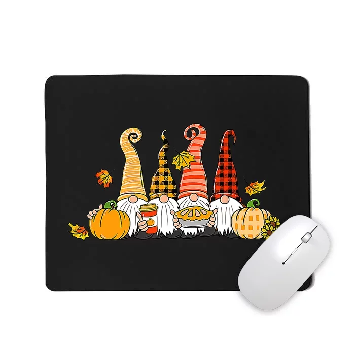 Fall Gnome Shirt Gnomes Hello Fall Thanksgiving Autumn Gifts Mousepad