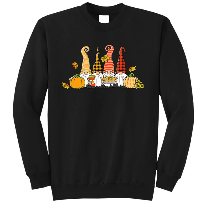 Fall Gnome Shirt Gnomes Hello Fall Thanksgiving Autumn Gifts Tall Sweatshirt