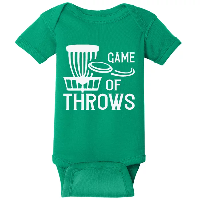 Frisbee Golf Shirt Game Of Throws Disc Golf Baby Bodysuit