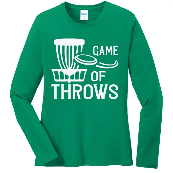 Frisbee Golf Shirt Game Of Throws Disc Golf Ladies Long Sleeve Shirt