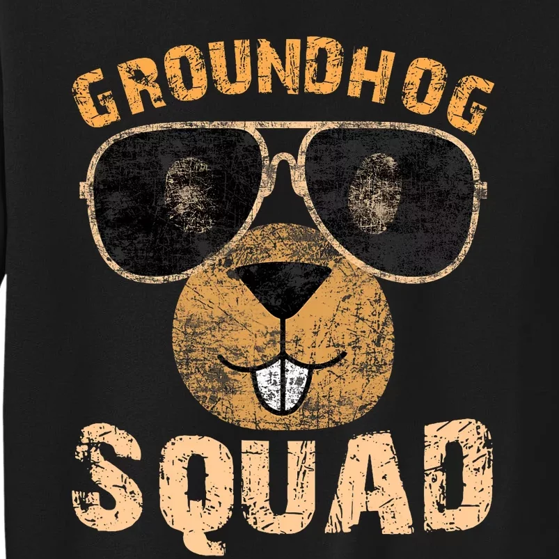 Funny Groundhog Squad Happy Groundhog Day 2024 Sweatshirt