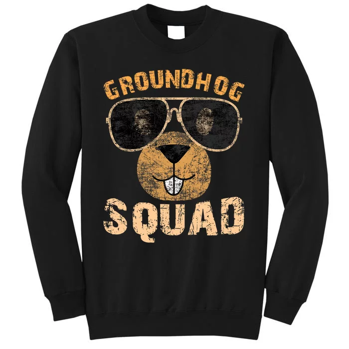 Funny Groundhog Squad Happy Groundhog Day 2024 Sweatshirt