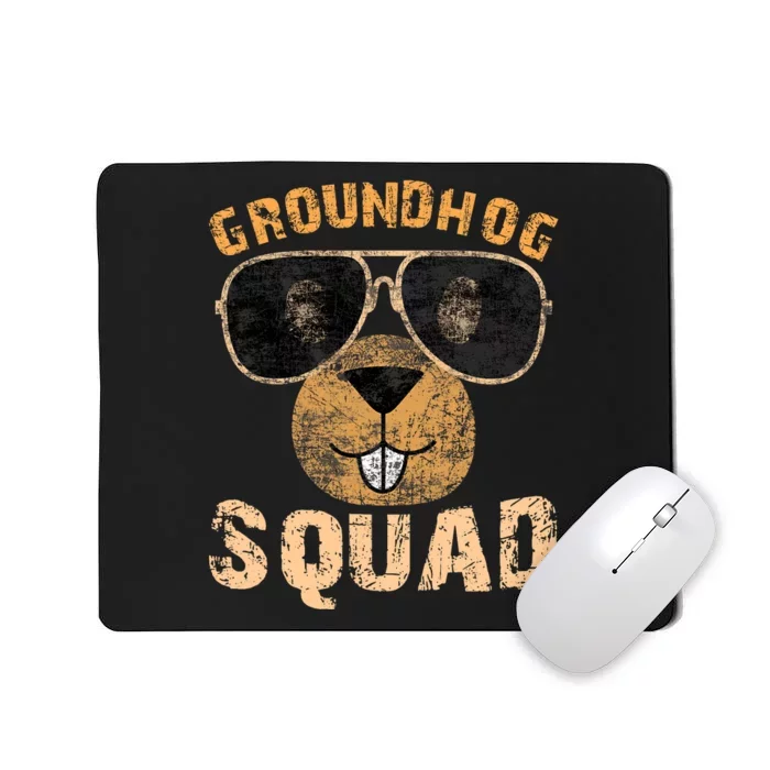 Funny Groundhog Squad Happy Groundhog Day 2024 Mousepad