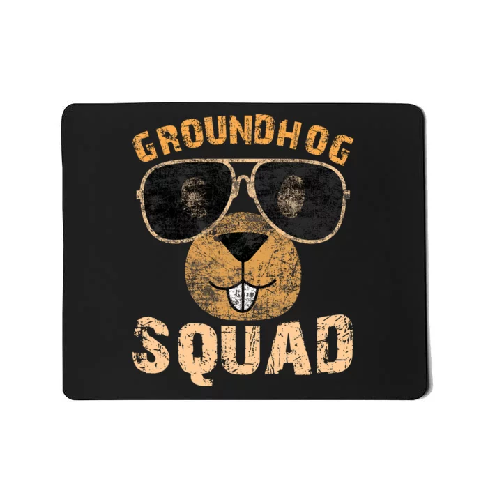 Funny Groundhog Squad Happy Groundhog Day 2024 Mousepad