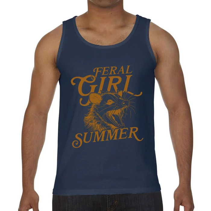 Feral Girl Summer Funny Comfort Colors® Tank Top