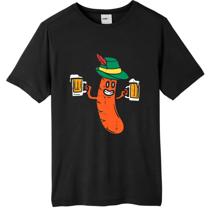 Funny German Sausage Oktoberfest Wurst Bavarian ChromaSoft Performance T-Shirt