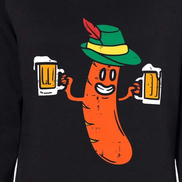 Funny German Sausage Oktoberfest Wurst Bavarian Womens California Wash Sweatshirt