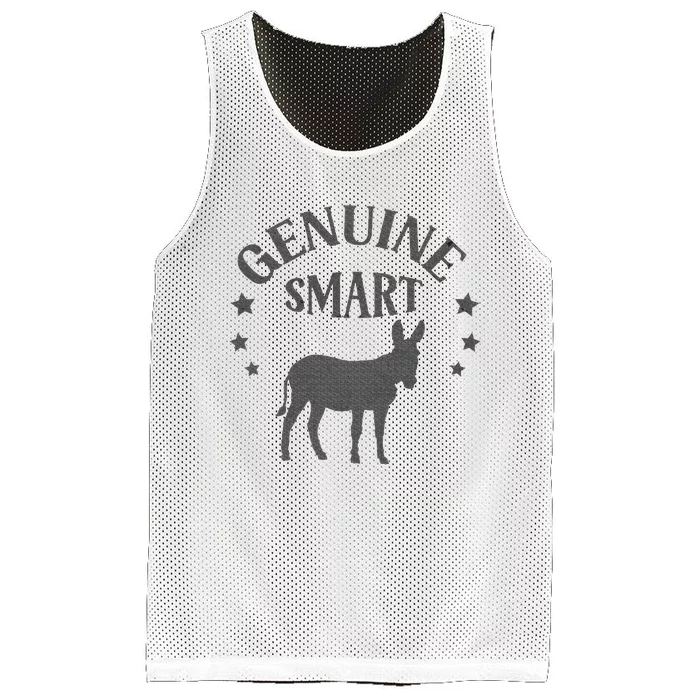 Funny Genuine Smart Ass Donkey Graphic Mesh Reversible Basketball Jersey Tank