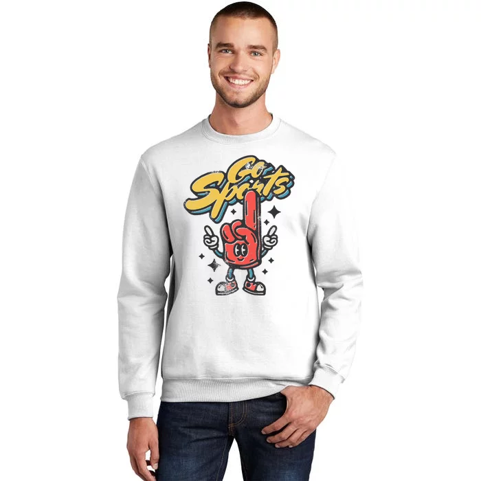 Funny Go Sports F.oam Finger Sweatshirt