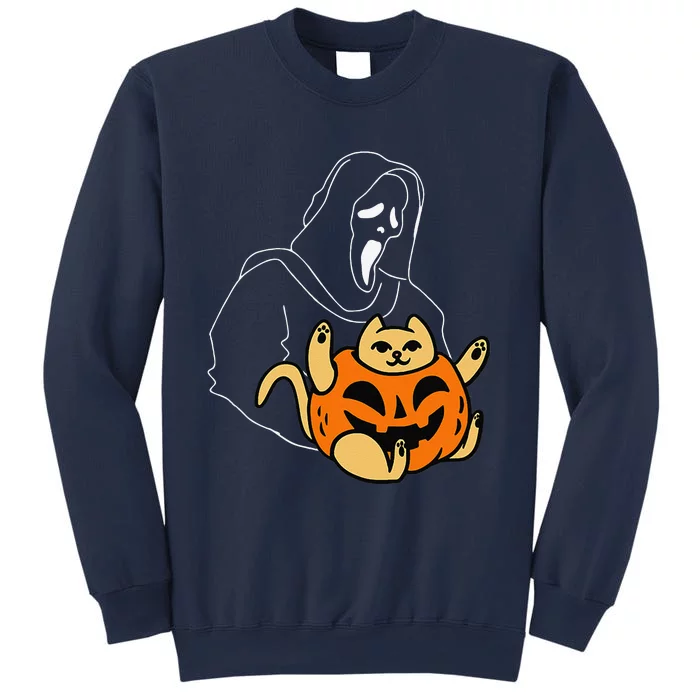 Funny Ghostface Scream Halloween Sweatshirt