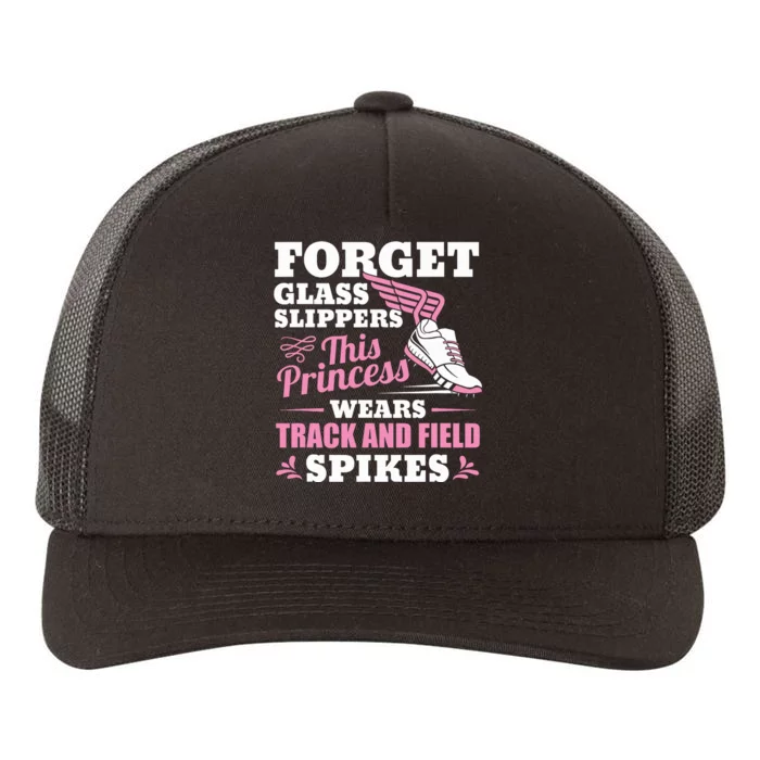 Forget Glass Slippers This Princess Wears Track And Field Yupoong Adult 5-Panel Trucker Hat