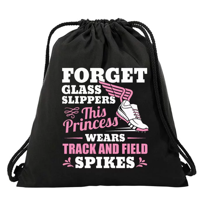 Forget Glass Slippers This Princess Wears Track And Field Drawstring Bag