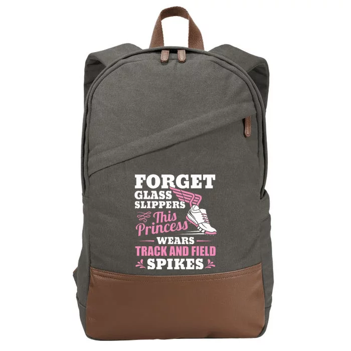 Forget Glass Slippers This Princess Wears Track And Field Cotton Canvas Backpack