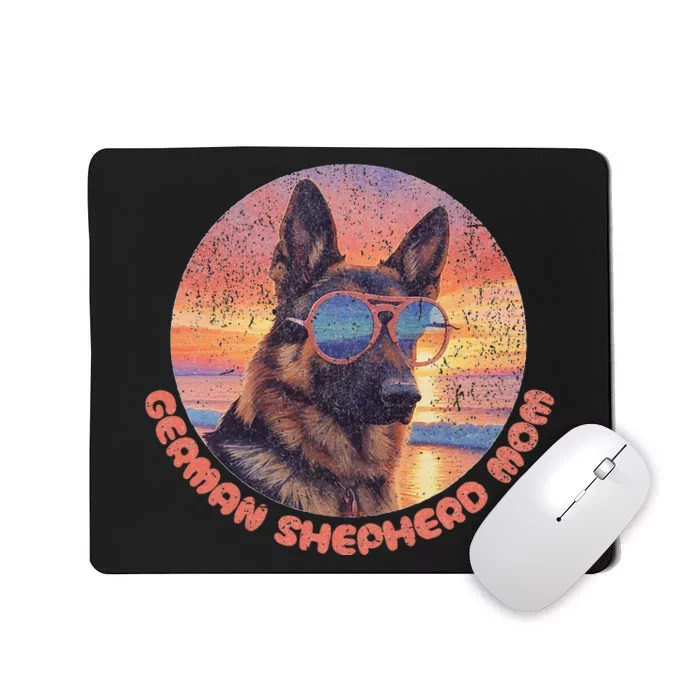 Funny German Shepherd Mom GSD Schäferhund Mom Mama Mousepad