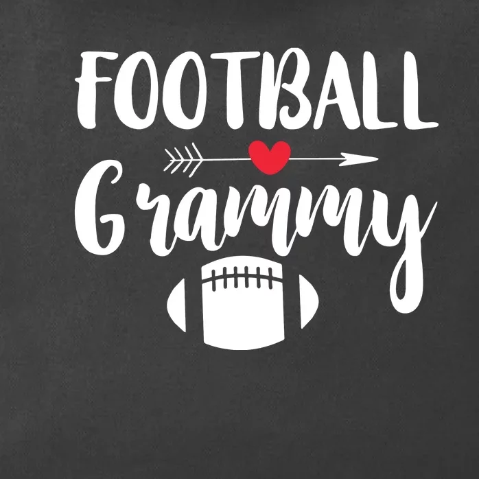 Football Grandma Sports Grandmother Grammy Gift Zip Tote Bag