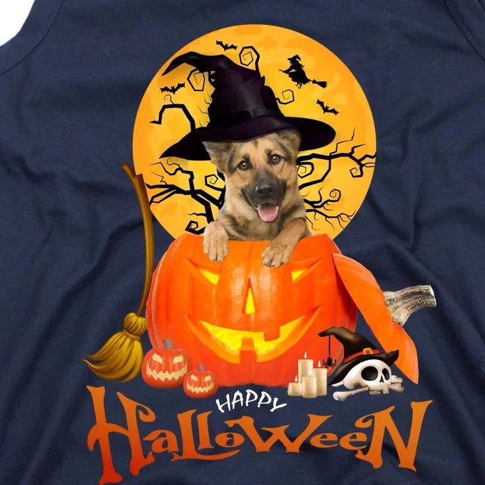 Funny German Shepherd Dog Dog Spooky Halloween Tank Top