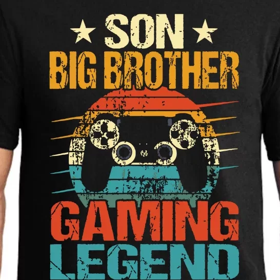 Funny Gamer Son Big Brother Gaming Legend Gift Boy Teens Pajama Set