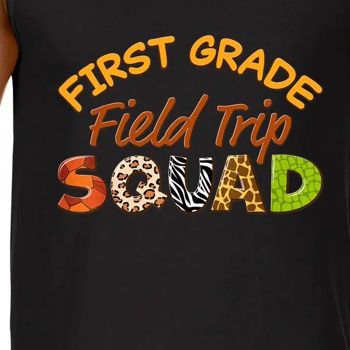 First Grade Students School Zoo Field Trip Squad Matching Comfort Colors® Tank Top