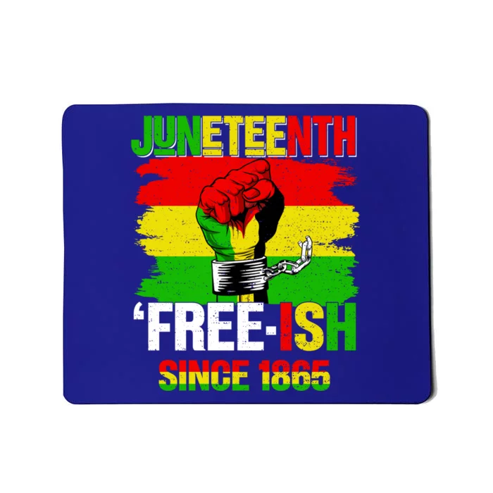 Freemeaningful Giftish Since 1865 Pan African American Flag Juneteenth Meaningfu Mousepad