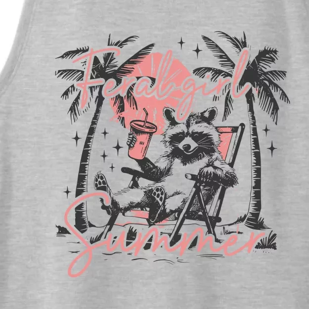 Feral Girl Summer Ladies Tri-Blend Wicking Tank