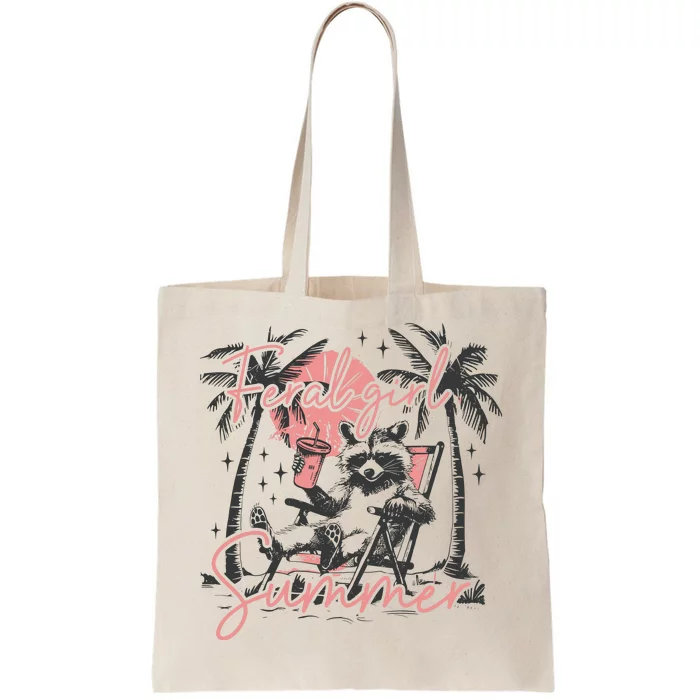 Feral Girl Summer Tote Bag