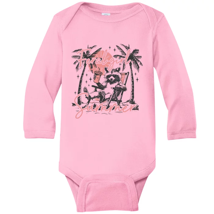 Feral Girl Summer Baby Long Sleeve Bodysuit