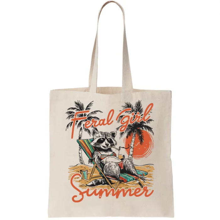 Feral Girl Summer Tote Bag