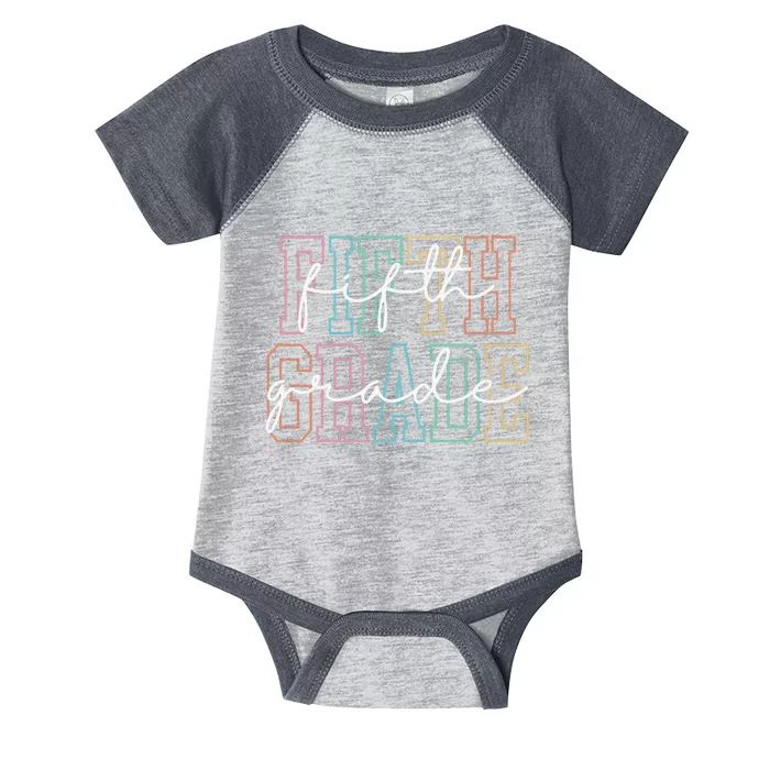 Fifth Grade Teacher 5th Grade Teacher Infant Baby Jersey Bodysuit