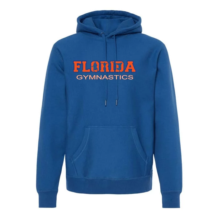 Florida Gymnastics Tumbling Gear Gymnast Aerobic Dance Gift Premium Hoodie