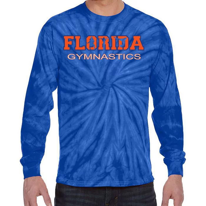 Florida Gymnastics Tumbling Gear Gymnast Aerobic Dance Gift Tie-Dye Long Sleeve Shirt