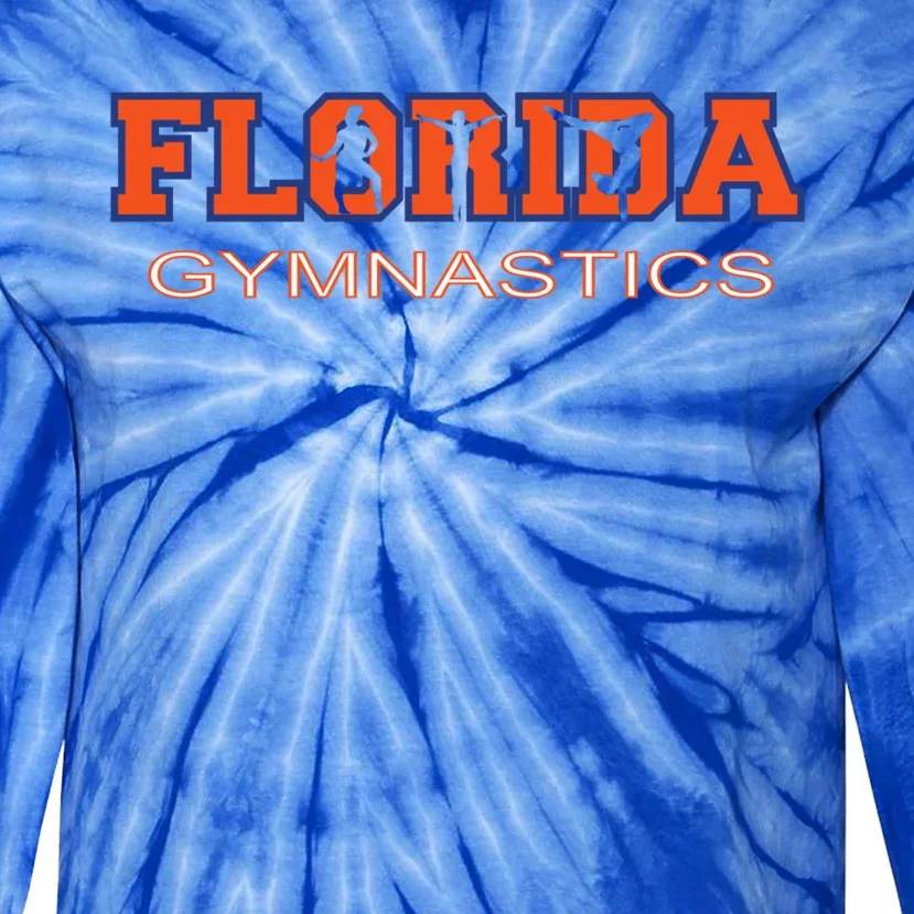 Florida Gymnastics Tumbling Gear Gymnast Aerobic Dance Gift Tie-Dye Long Sleeve Shirt