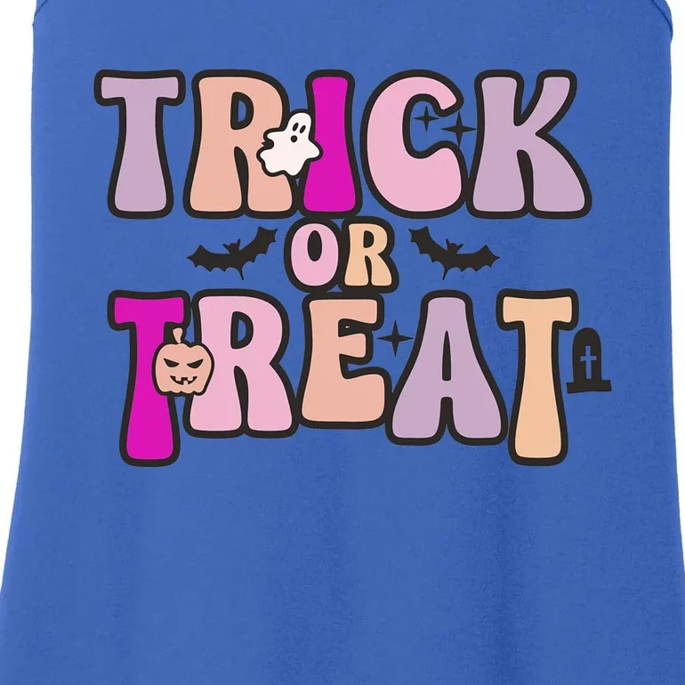 Fall Graphic Teestrick Or Treat Gift Ladies Essential Tank