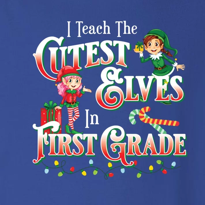 First Grade Teacher Christmas Gift Toddler Long Sleeve Shirt