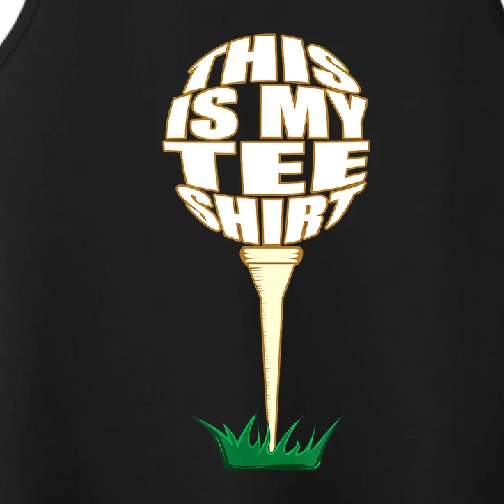 Funny Golf This Is My Golfer Gift Funny Golf Performance Tank