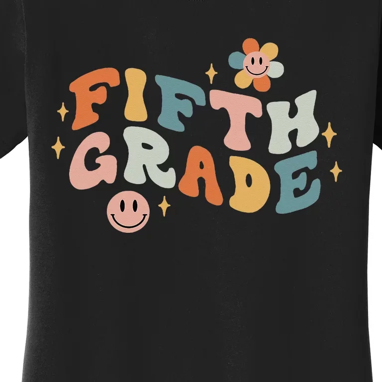 Fifth Grade Teacher Back To School Retro 5th Grade Women's T-Shirt