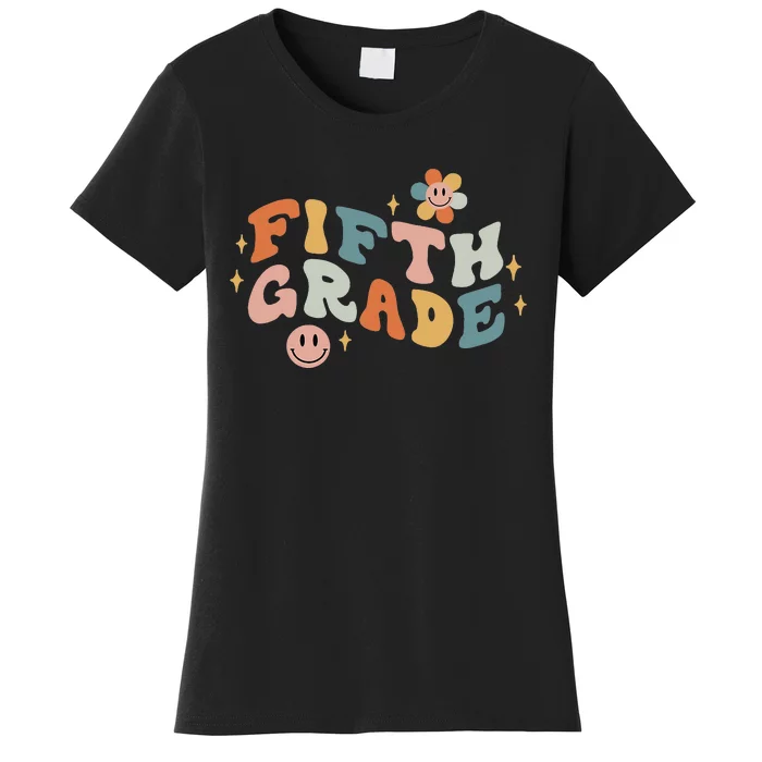 Fifth Grade Teacher Back To School Retro 5th Grade Women's T-Shirt