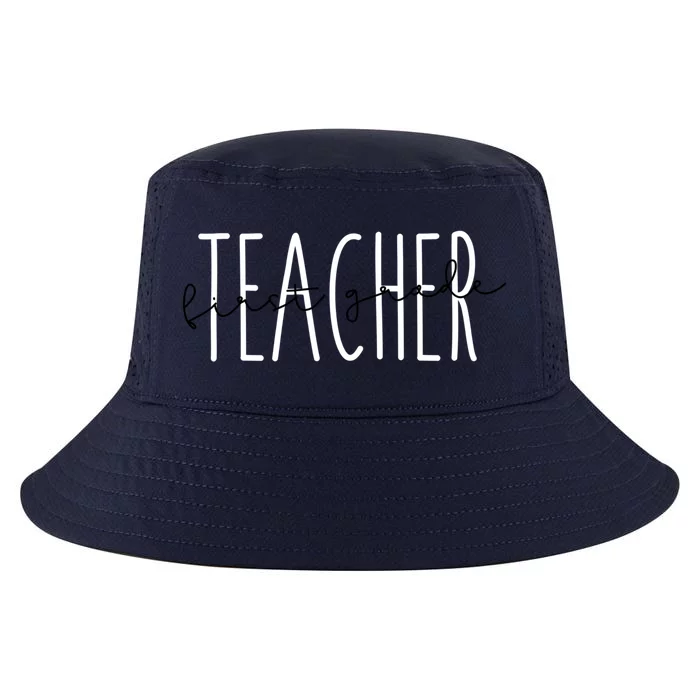 First Grade Teacher Educator Gift Cool Comfort Performance Bucket Hat