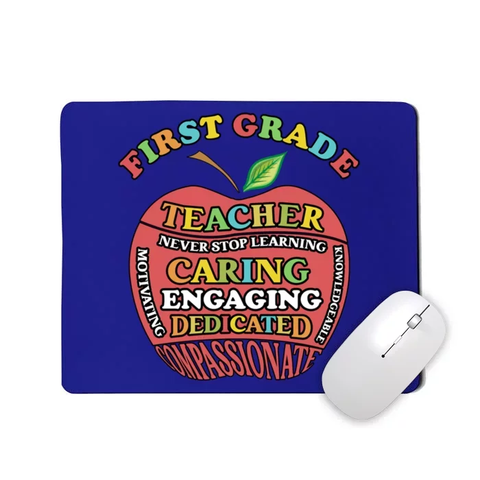 First Grade Teacher Life 1St Grade Teacher Gift Mousepad