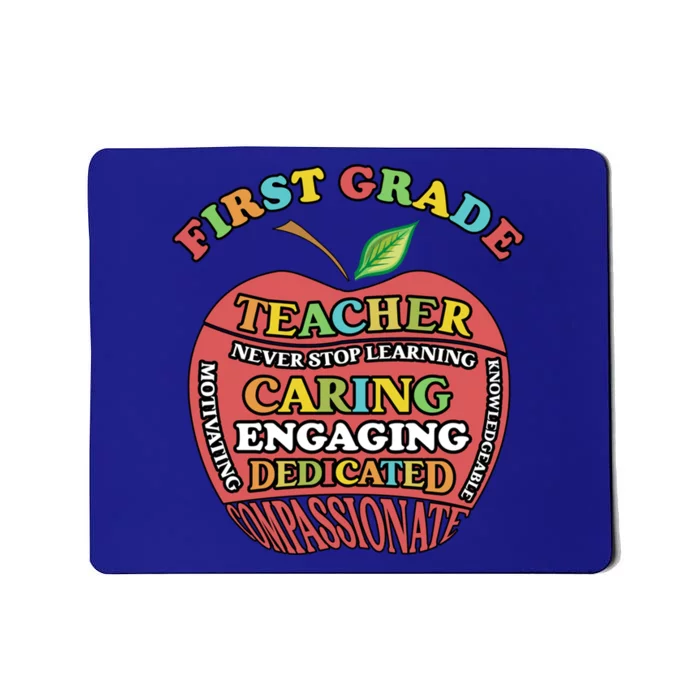 First Grade Teacher Life 1St Grade Teacher Gift Mousepad