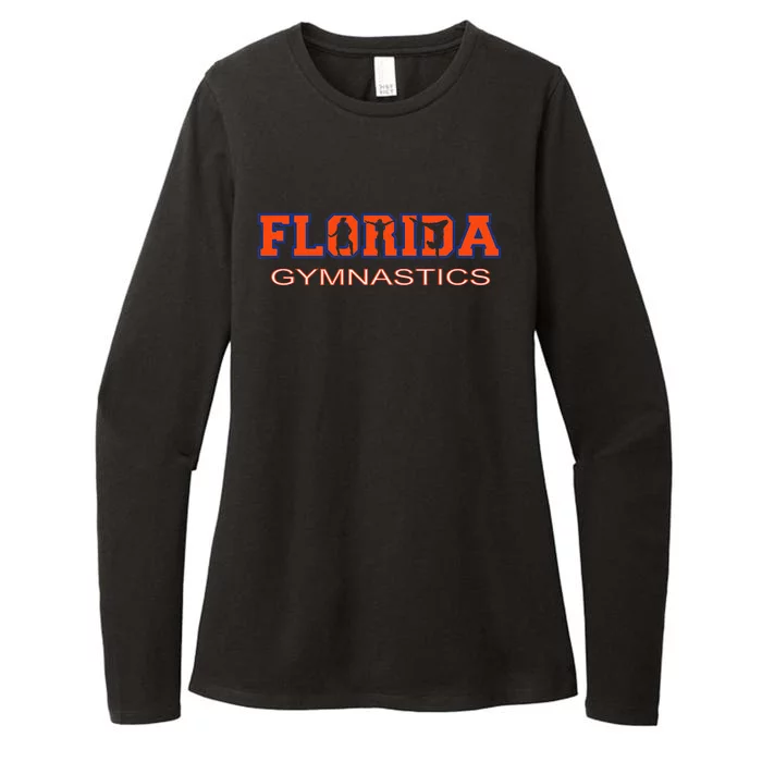 Florida Gymnastics Tumbling Gear Gymnast Aerobic Dance Womens CVC Long Sleeve Shirt