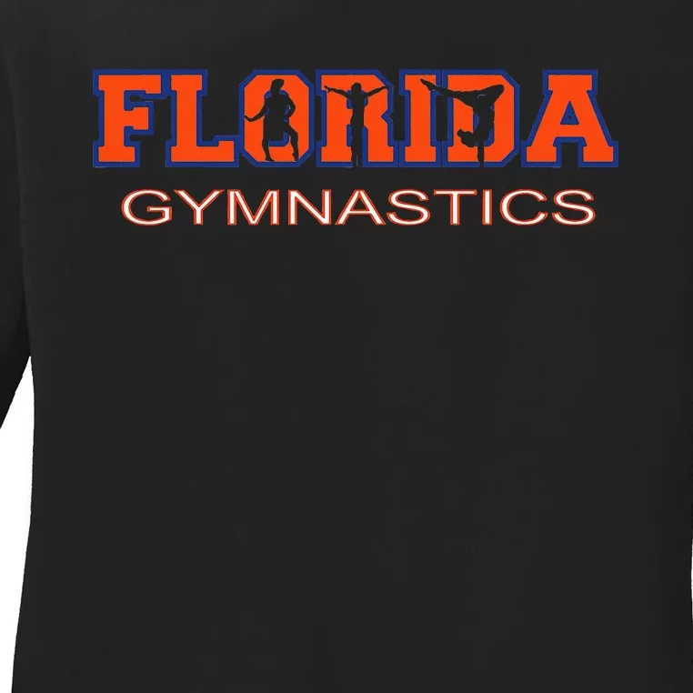 Florida Gymnastics Tumbling Gear Gymnast Aerobic Dance Ladies Long Sleeve Shirt