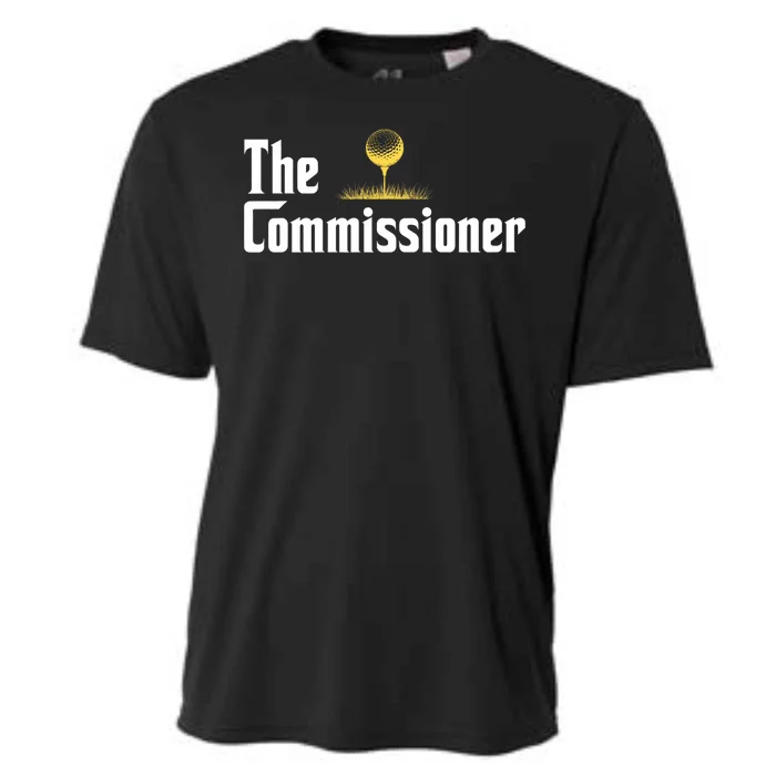 Funny Golfer The Commissioner Golf League Golfing Cooling Performance Crew T-Shirt