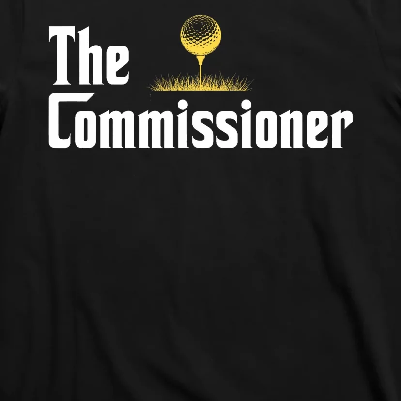 Funny Golfer The Commissioner Golf League Golfing T-Shirt