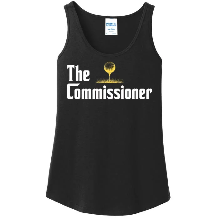 Funny Golfer The Commissioner Golf League Golfing Ladies Essential Tank