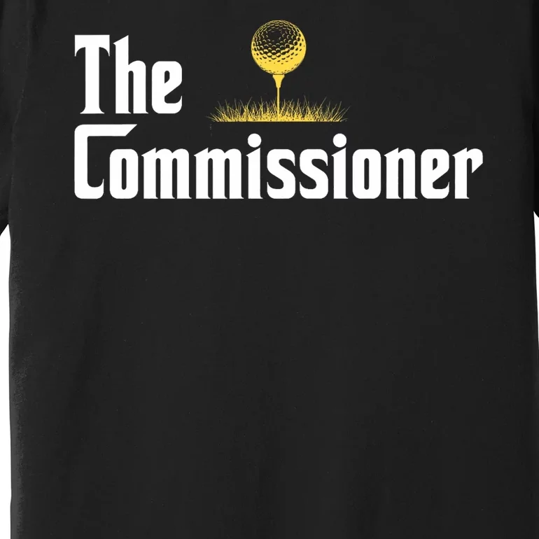 Funny Golfer The Commissioner Golf League Golfing Premium T-Shirt