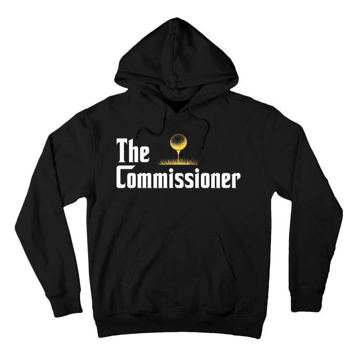 Funny Golfer The Commissioner Golf League Golfing Tall Hoodie