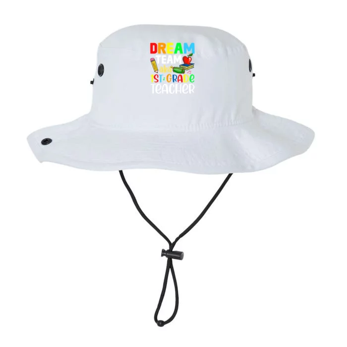 First Grade Teachers Dream Team Aka 1St Grade Teacher Gift Legacy Cool Fit Booney Bucket Hat