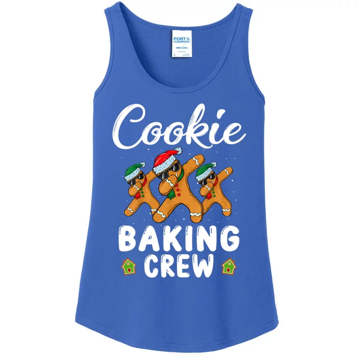 Funny Gingerbread Team Cookie Baking Crew Christmas Family Meaningful Gift Ladies Essential Tank