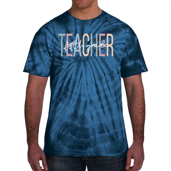 Fifth Grade Teacher Boho 5th Grade Teacher Tie-Dye T-Shirt