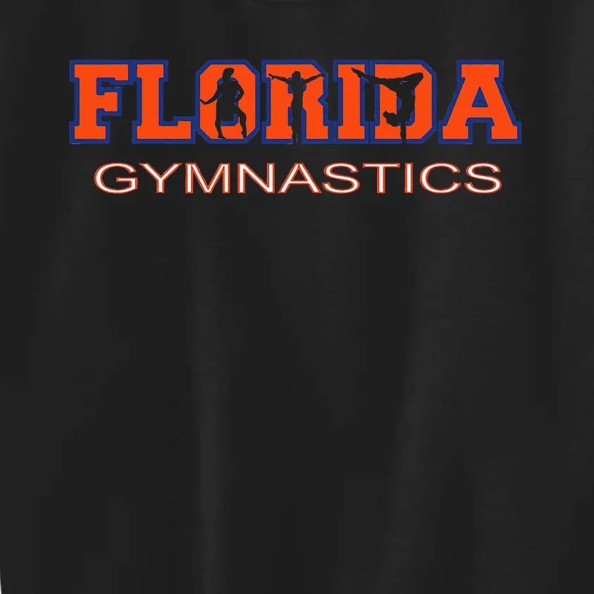 Florida Gymnastics Tumbling Gear Gymnast Aerobic Dance Kids Sweatshirt